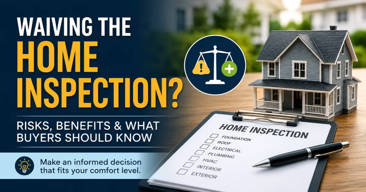 Should You Waive the Home Inspection? A Maryland Buyer's Guide