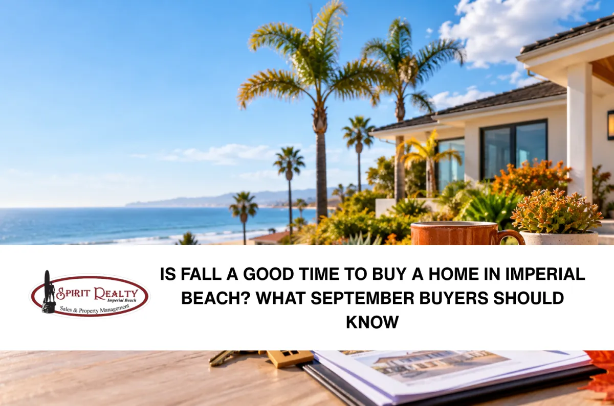 Imperial Beach homes during fall season with clear skies