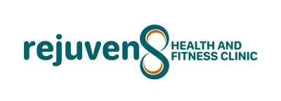 Rejuven8 Health and Fitness Clinic Logo
