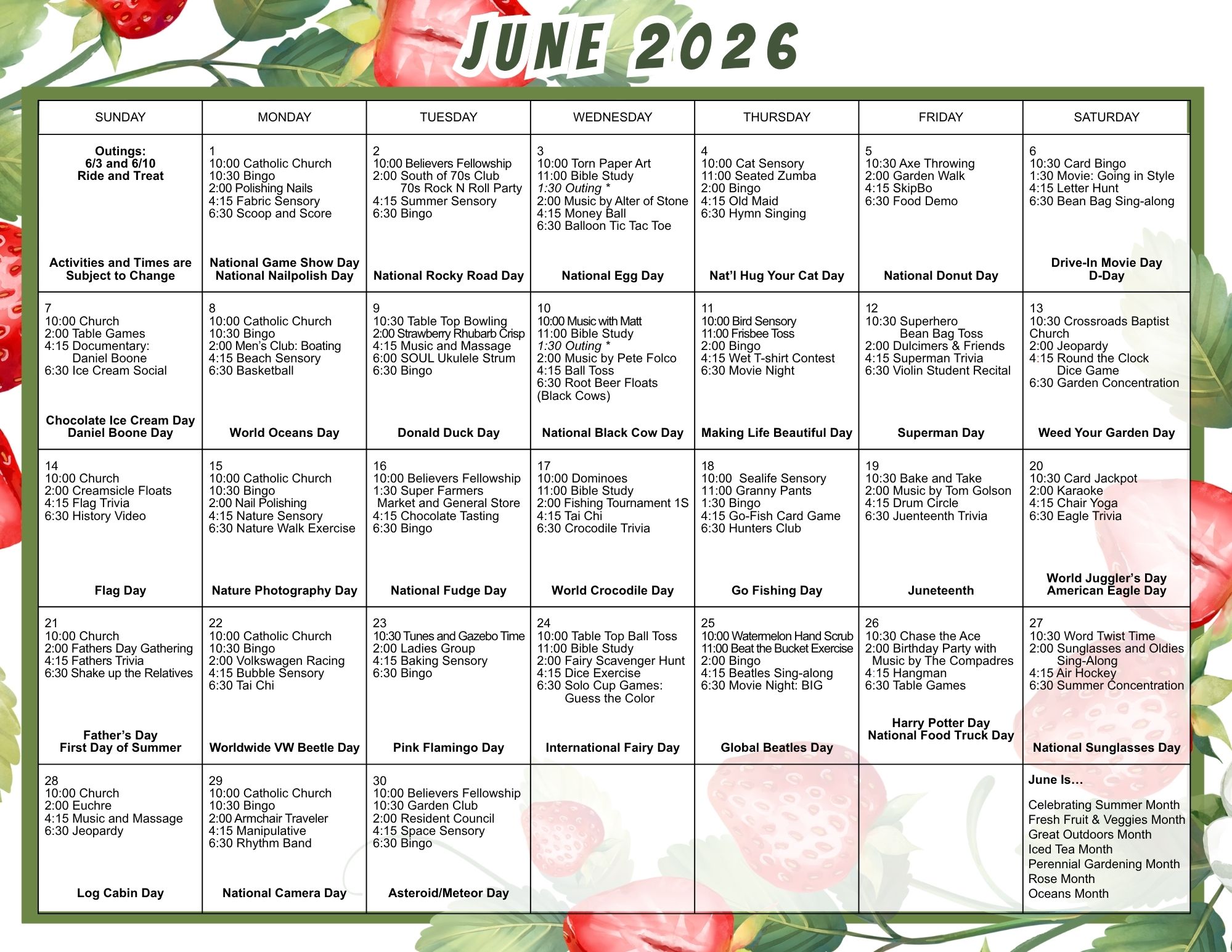 Current month calendar image