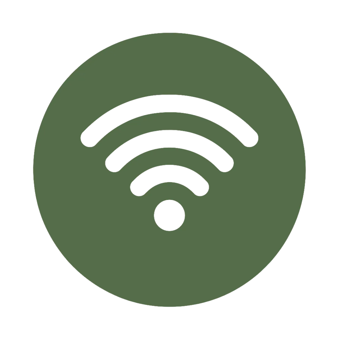 Guest working remotely at Possum Kingdom RV Resort using the park‑wide high‑speed Wi‑Fi