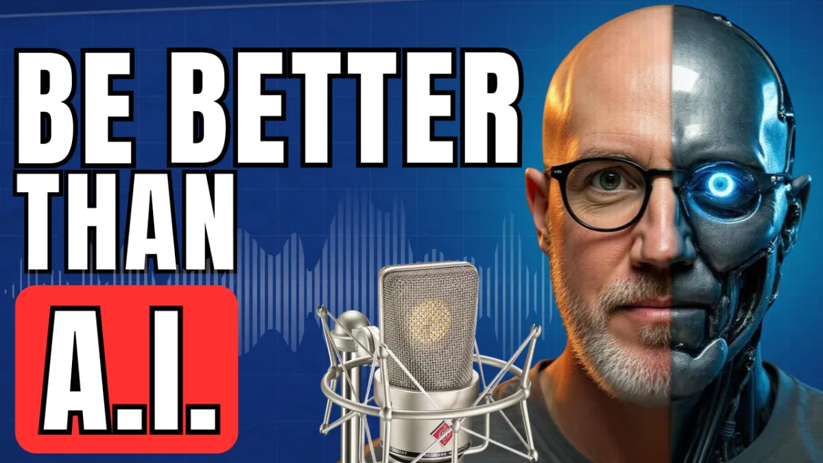 How to Be Better Than AI as a Voice Actor