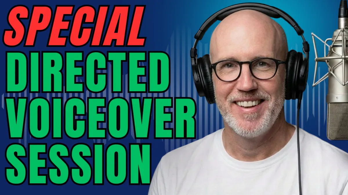 Real Directed Voiceover Session with Live Video Editing (Full Behind-the-Scenes)