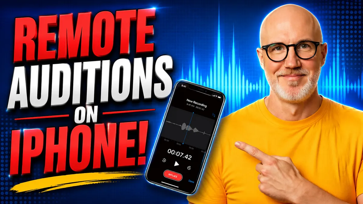 I Recorded a $15K Voiceover Audition on Vacation Using Just My iPhone