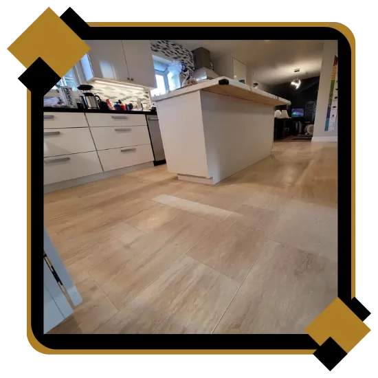 floor installation company in San Mateo showing finished flooring