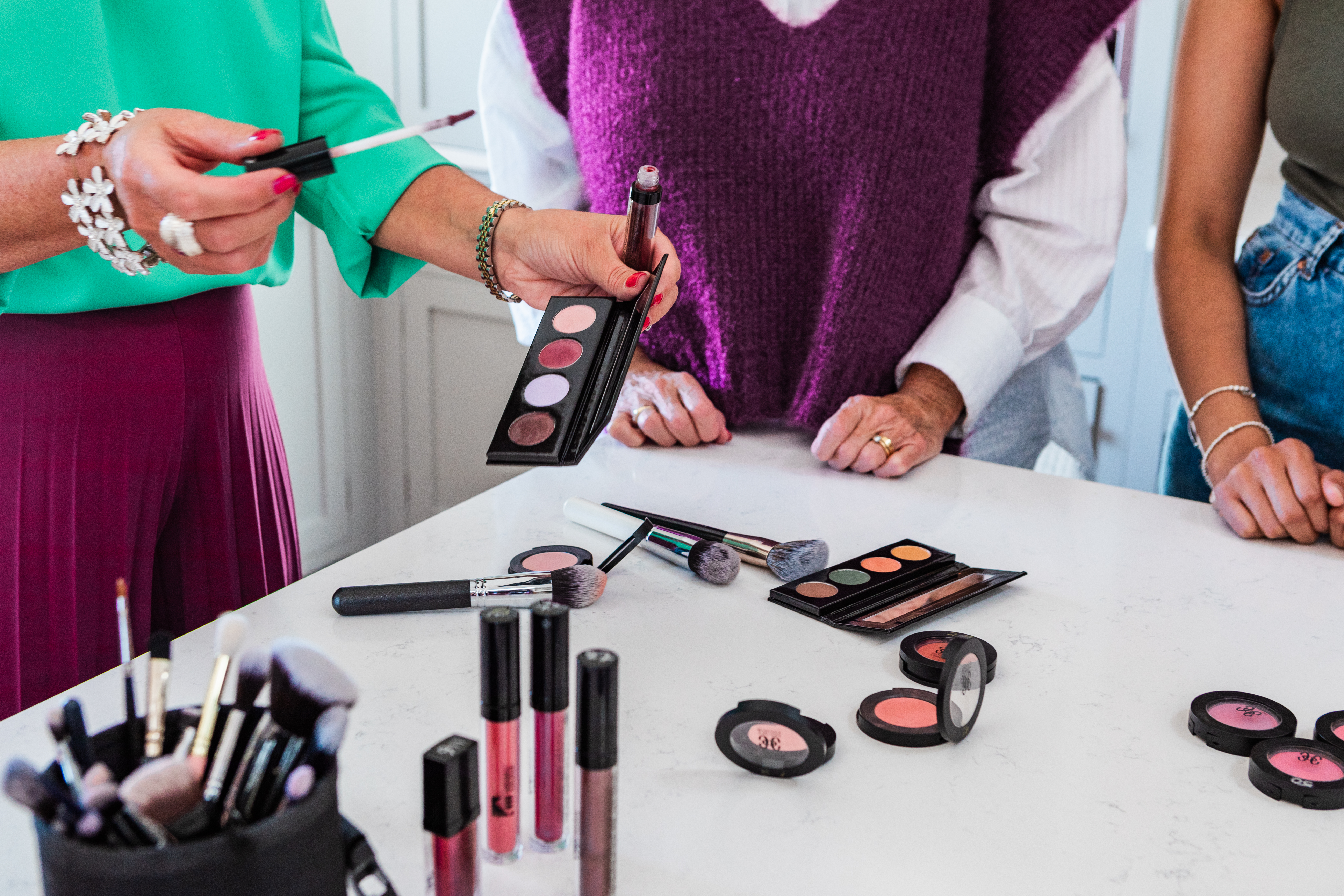 house of colour cosmetics on a table 