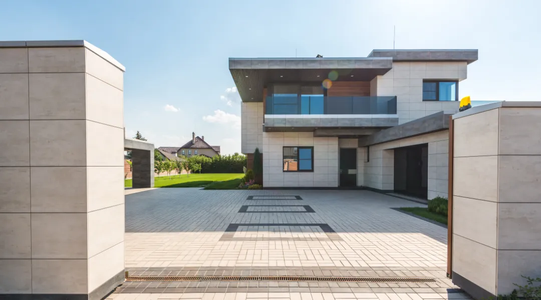 Sleek and stylish modern home featuring clean lines, large windows, and an open-concept design for a contemporary living experience.
