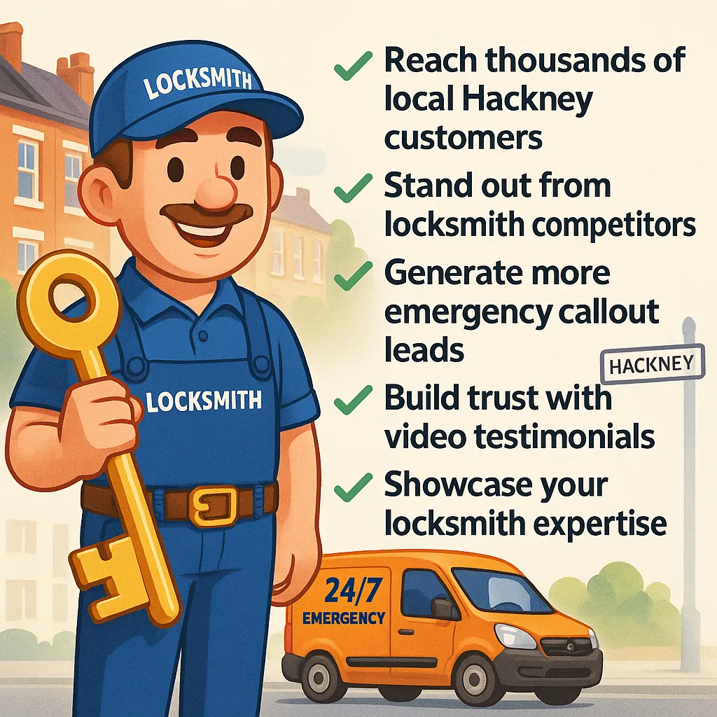 Locksmith Video Marketing Hackney