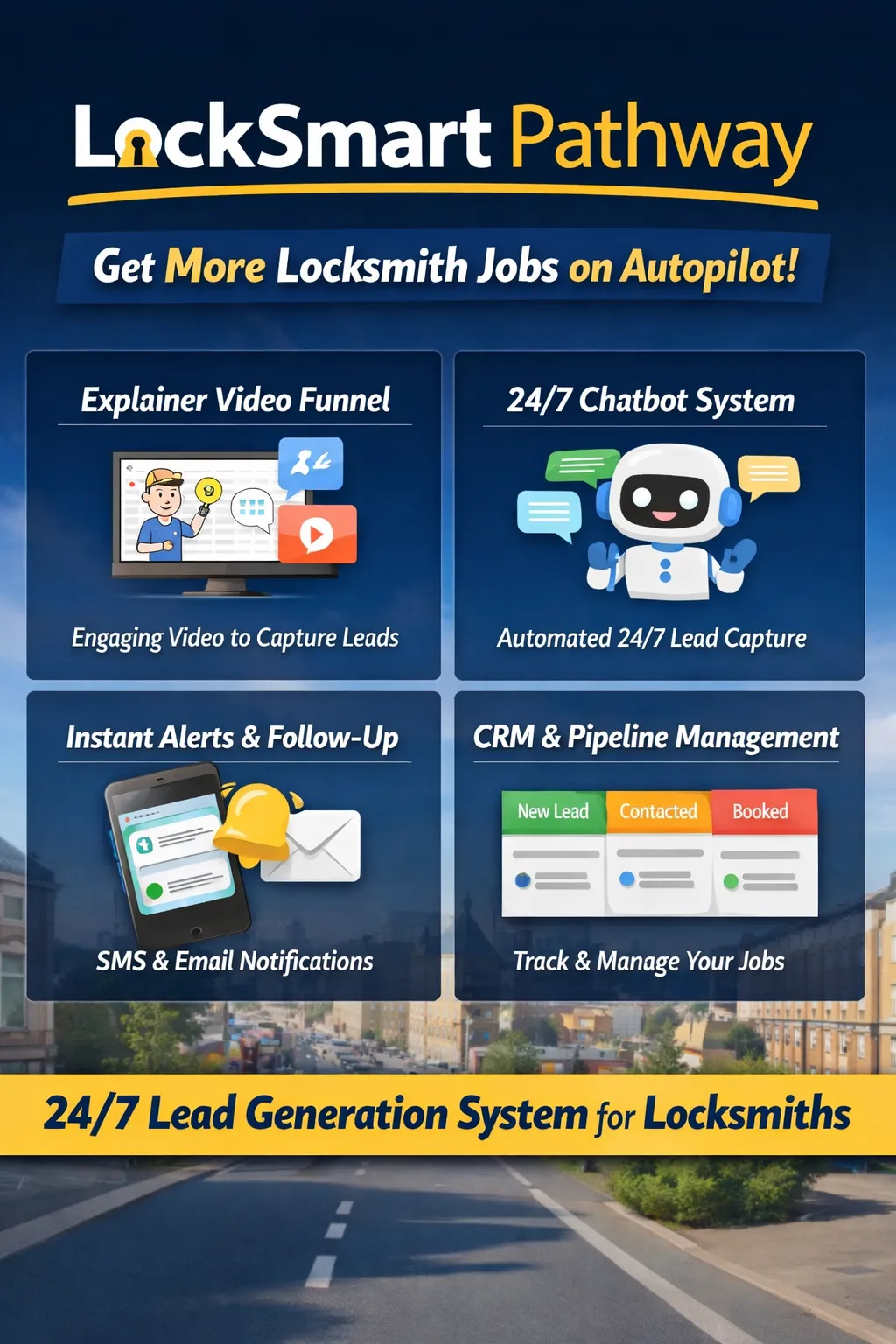 locksmith lead generation Hackney system