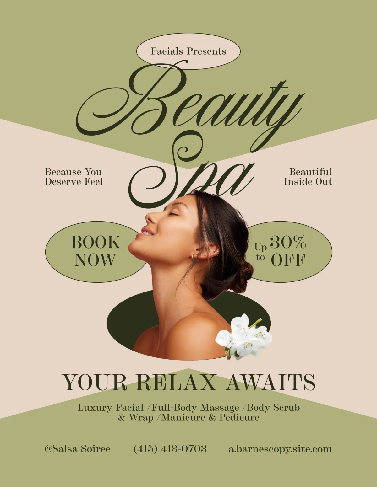 Sample social media post design for a plumber