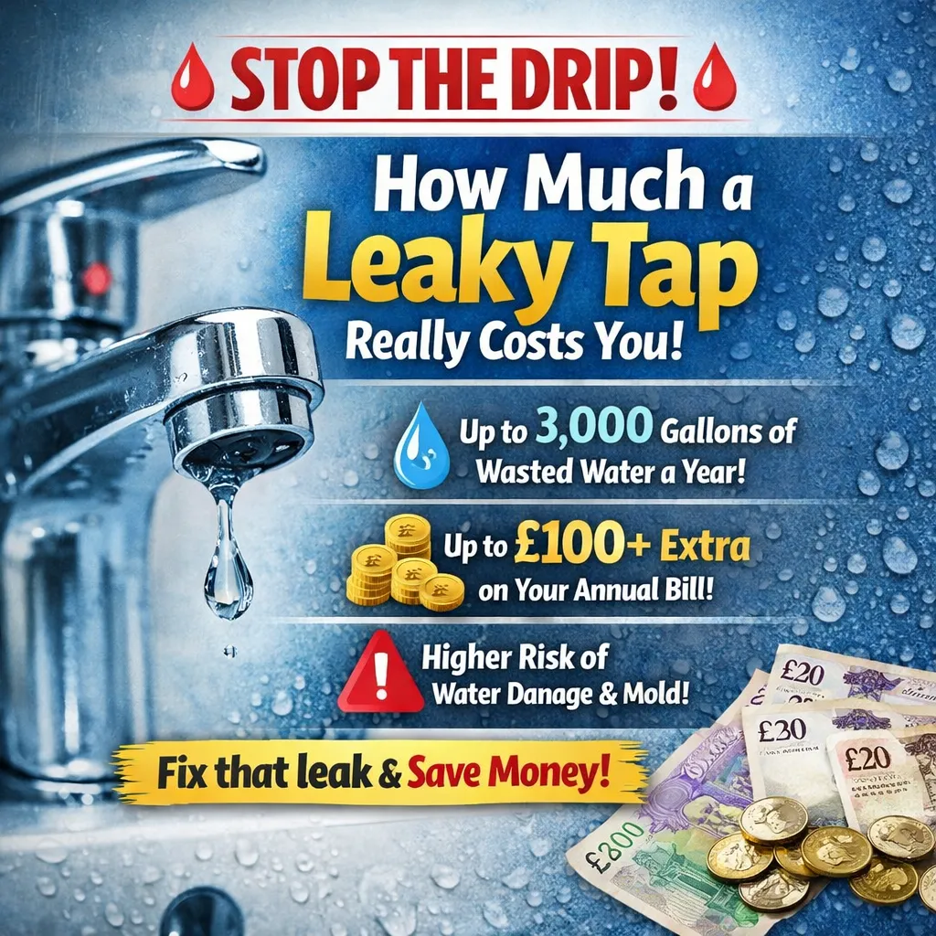 Sample social media post design for a plumber