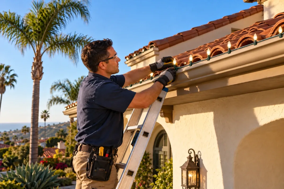 Chula Vista Christmas Light Installation