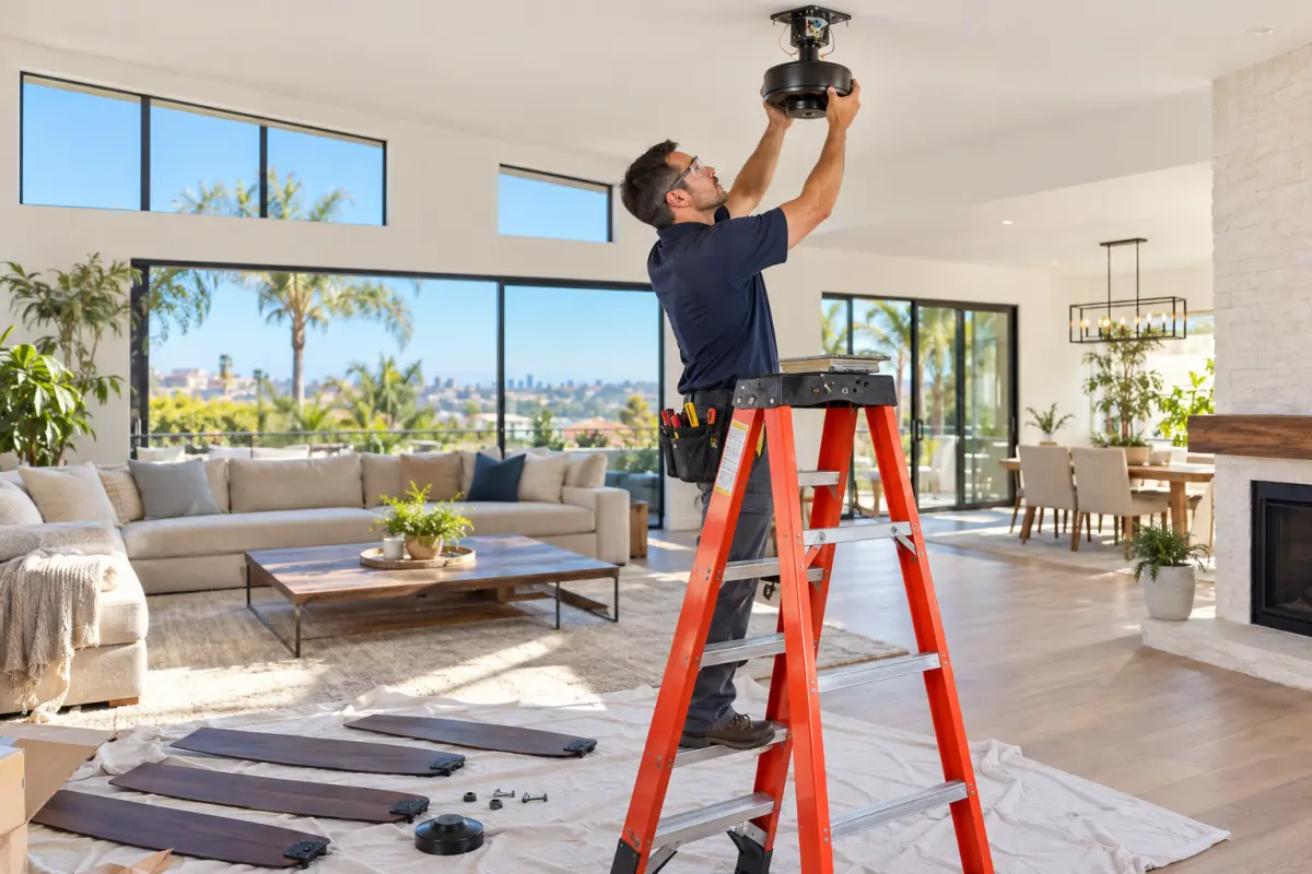 Chula Vista Ceiling Fan Installation