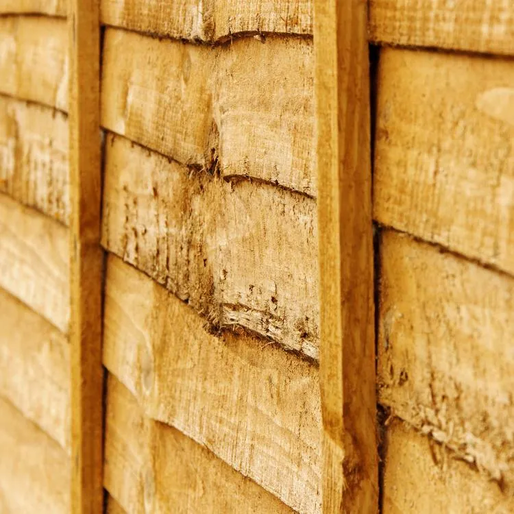 Wood fence materials