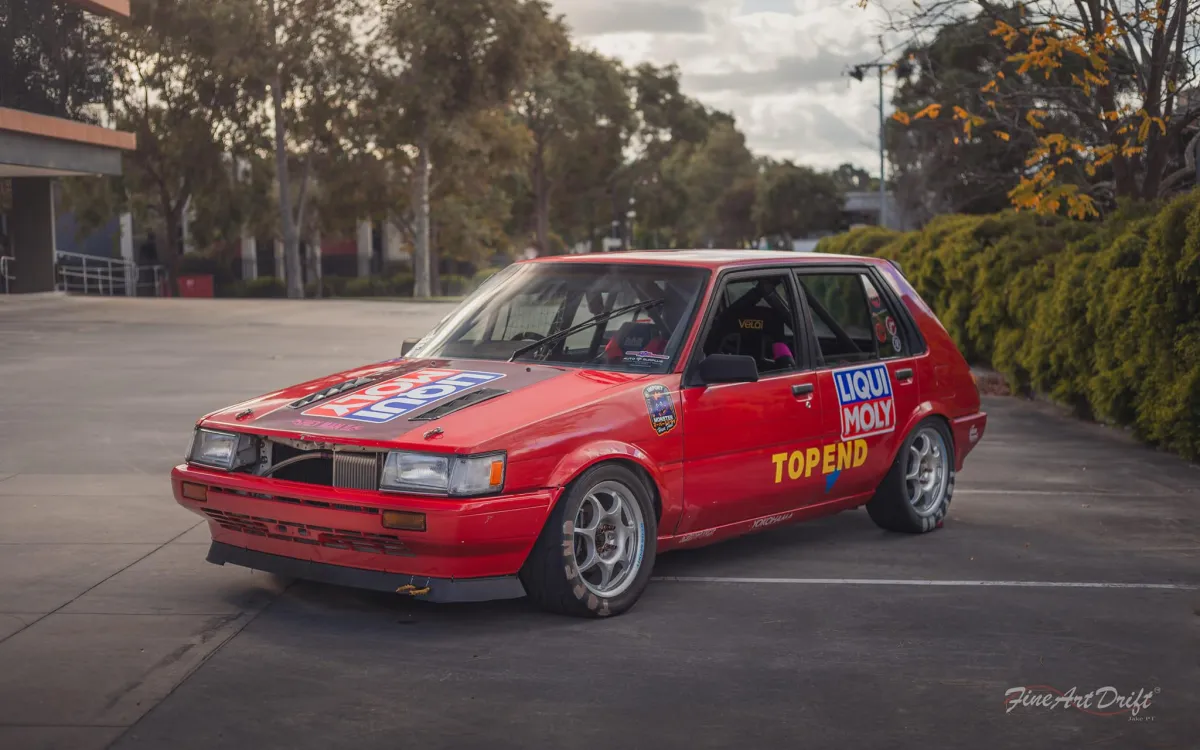 corolla race car front lef photo