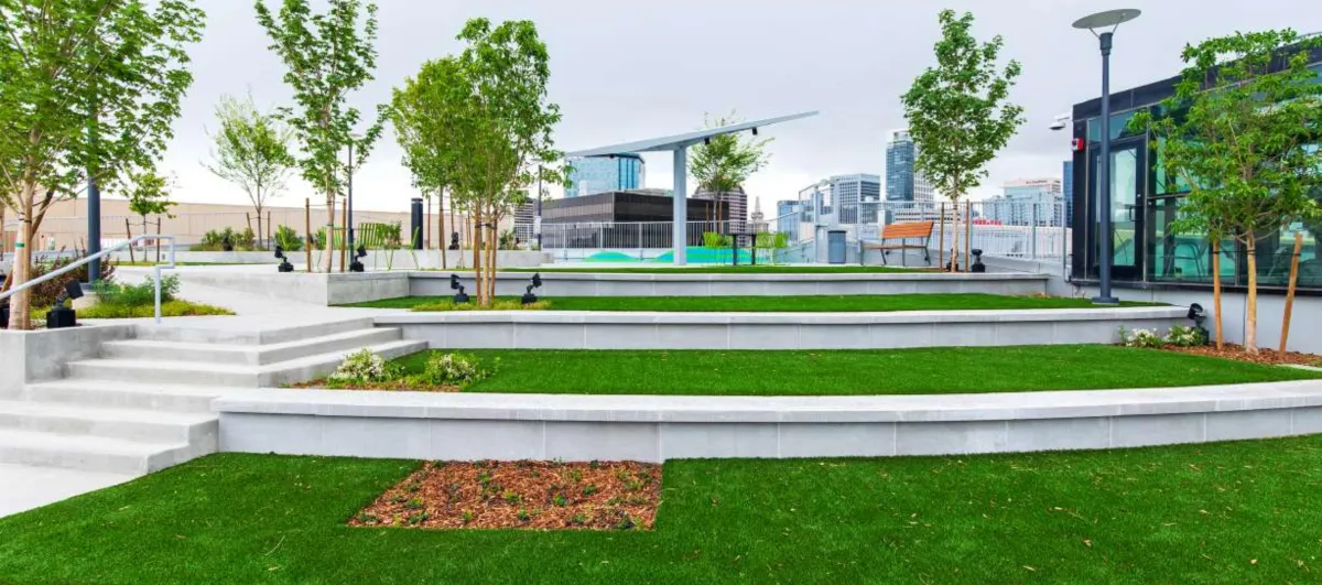 Salt Lake City Public Library rooftop proposal with downtown and mountain views