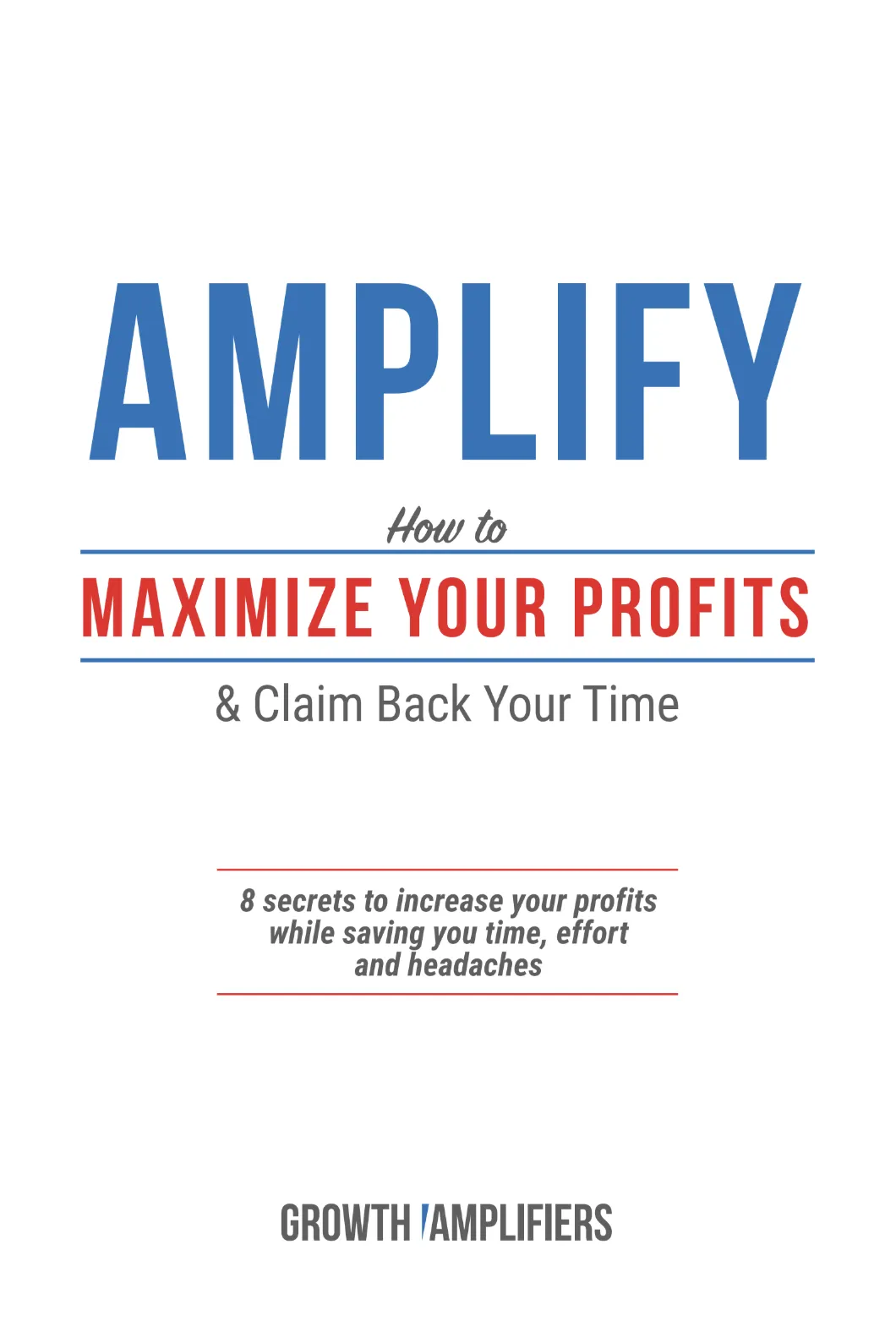 Amplify: How To Maximize Your Profits