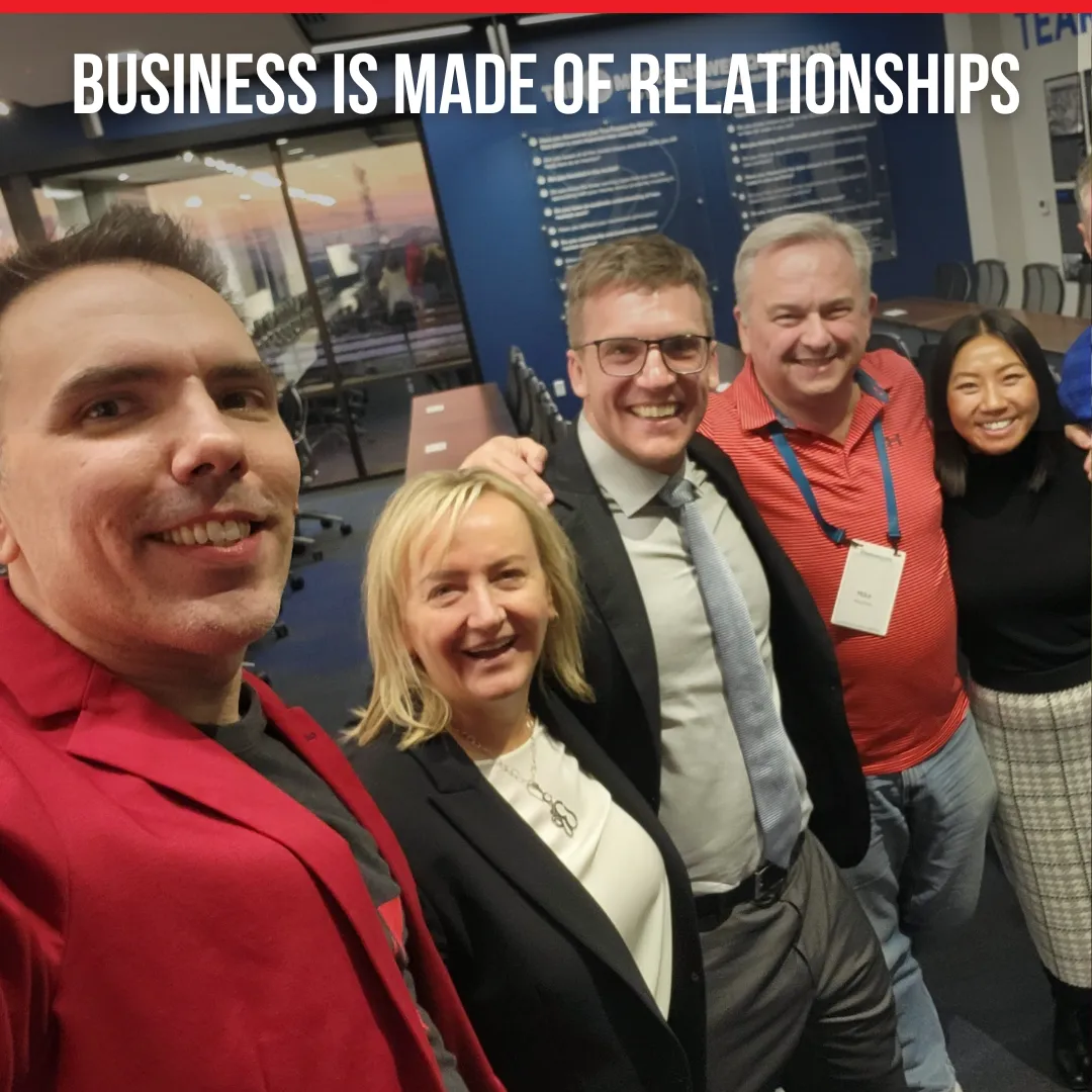 Man looking at the Amplified Growth System on a Laptop