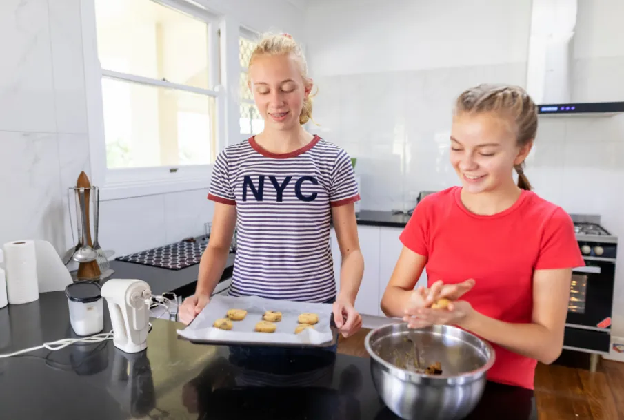 Cooking together