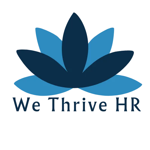 We Thrive HR Logo or a Lotus 