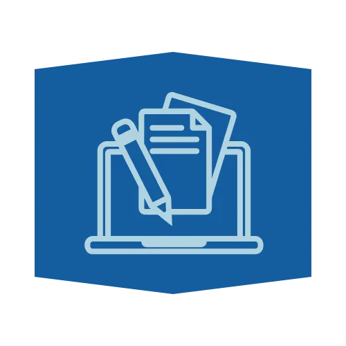 Expert Resume Writer Will craft resume - icon with computer and writing items