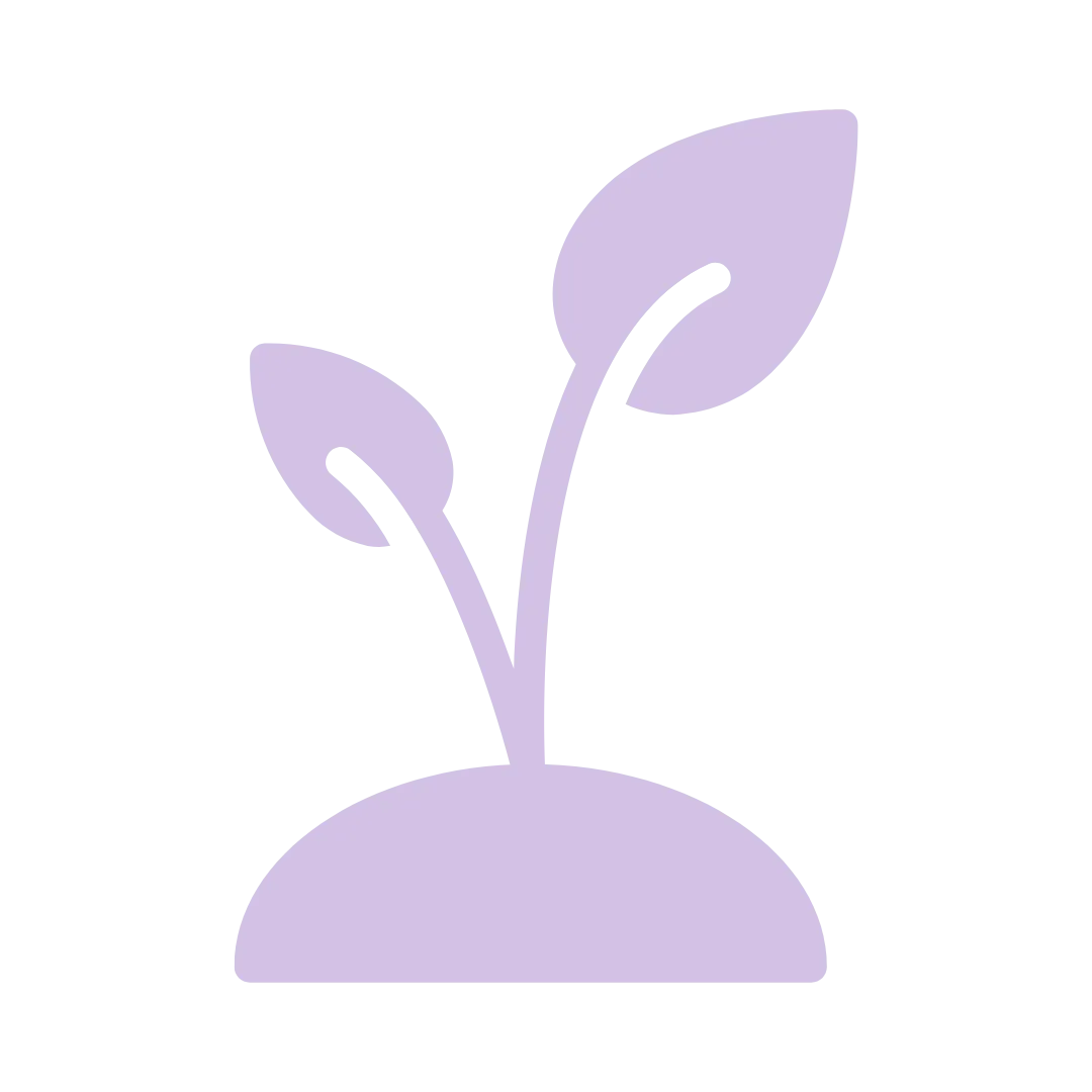 “Small plant sprouting from the ground, representing sustainable growth and energy-conscious business scaling.”