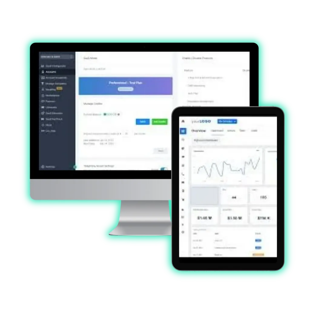 “Laptop display of Soleila.io CRM with automation dashboard open — simplifying lead nurture, email campaigns, and onboarding for service-based businesses.”
