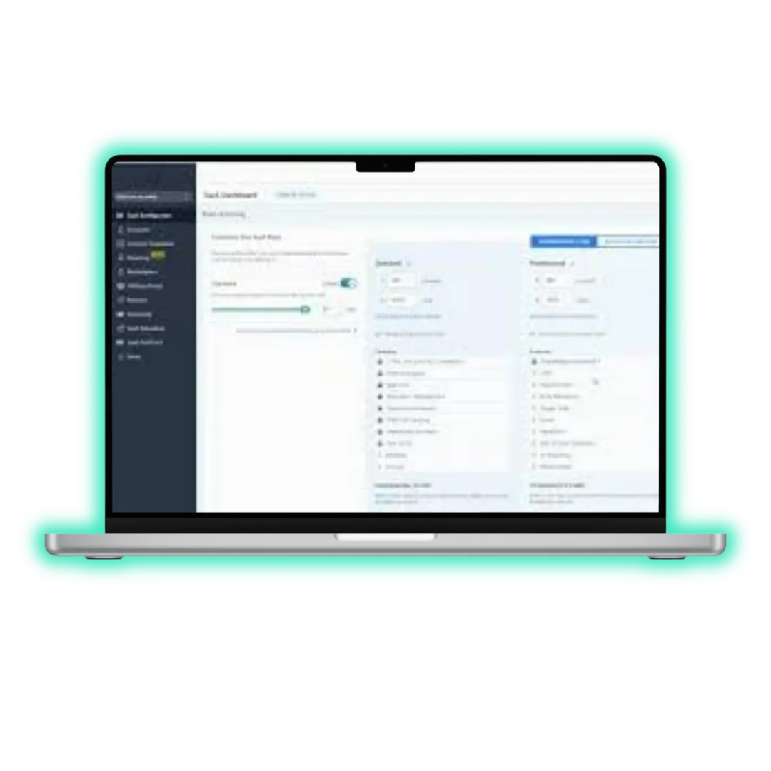 “HighLevel subaccount view via Soleila.io interface on desktop and tablet — marketing dashboard for coaches and creatives who crave calm clarity in their systems.”