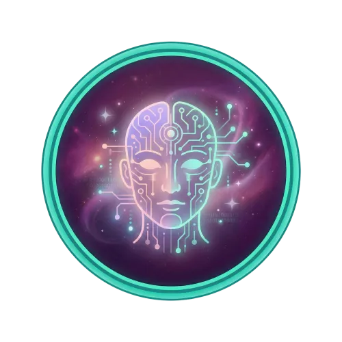 “Gear merged with branching circuit lines, symbolizing AI integration, smart automation, and tech-driven systems.”