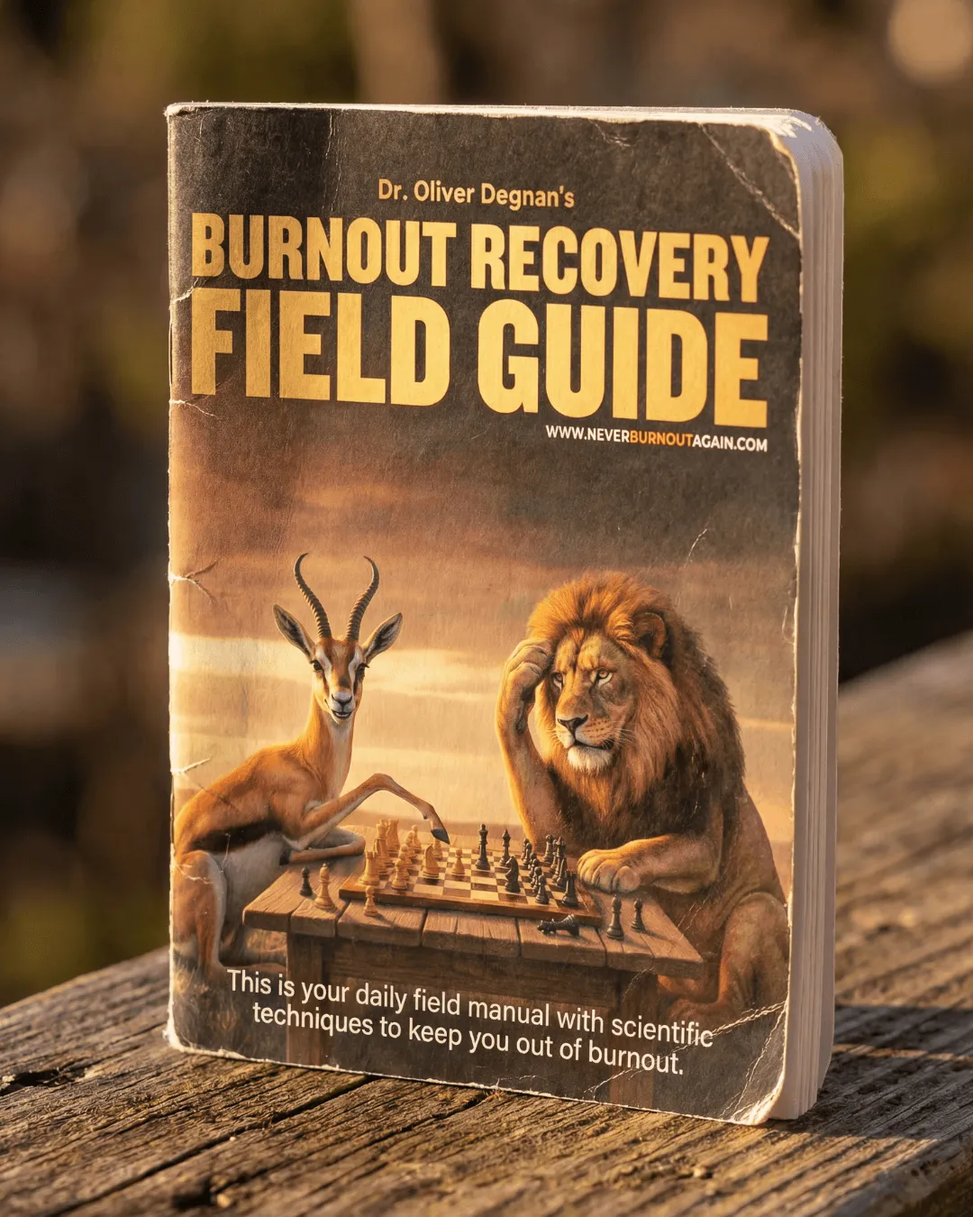 The Burnout Field Guide cover mockup