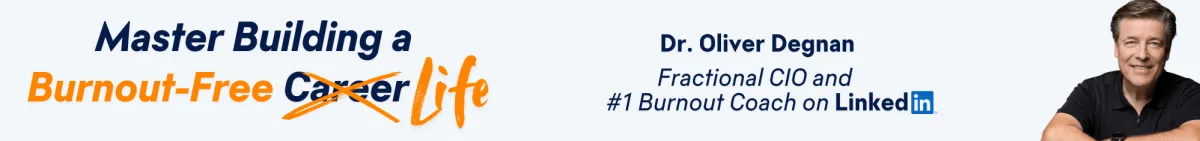 Get your FREE Dr. Oliver Degnan's Burnout Field Guide