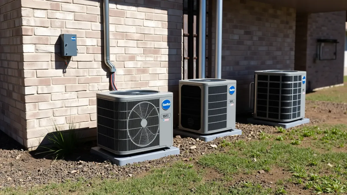 Heat Pumps projects in Weatherford, TX showcasing efficient climate solutions for residential and commercial comfort.