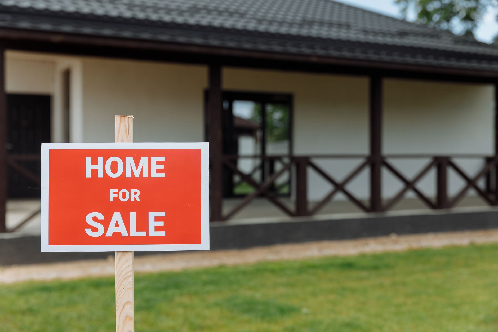 Home for sale sign in front of a house in Canyon Country, Santa Clarita