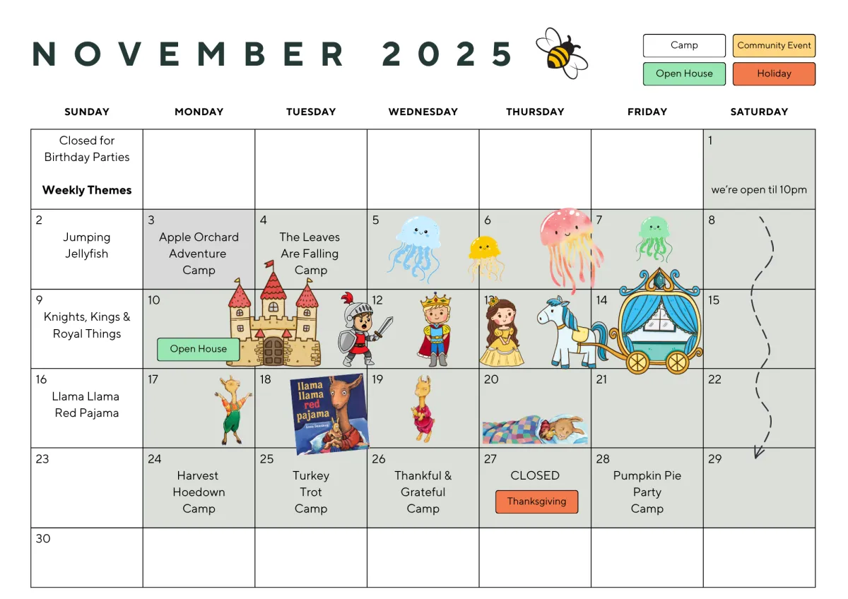 The Hive Sept 2025 Calendar