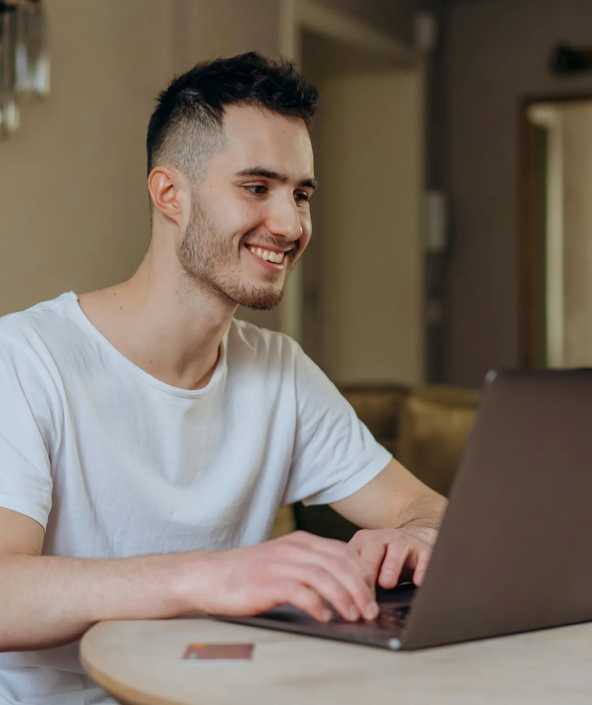 A man smiling because of the deliverance journey inclusion.