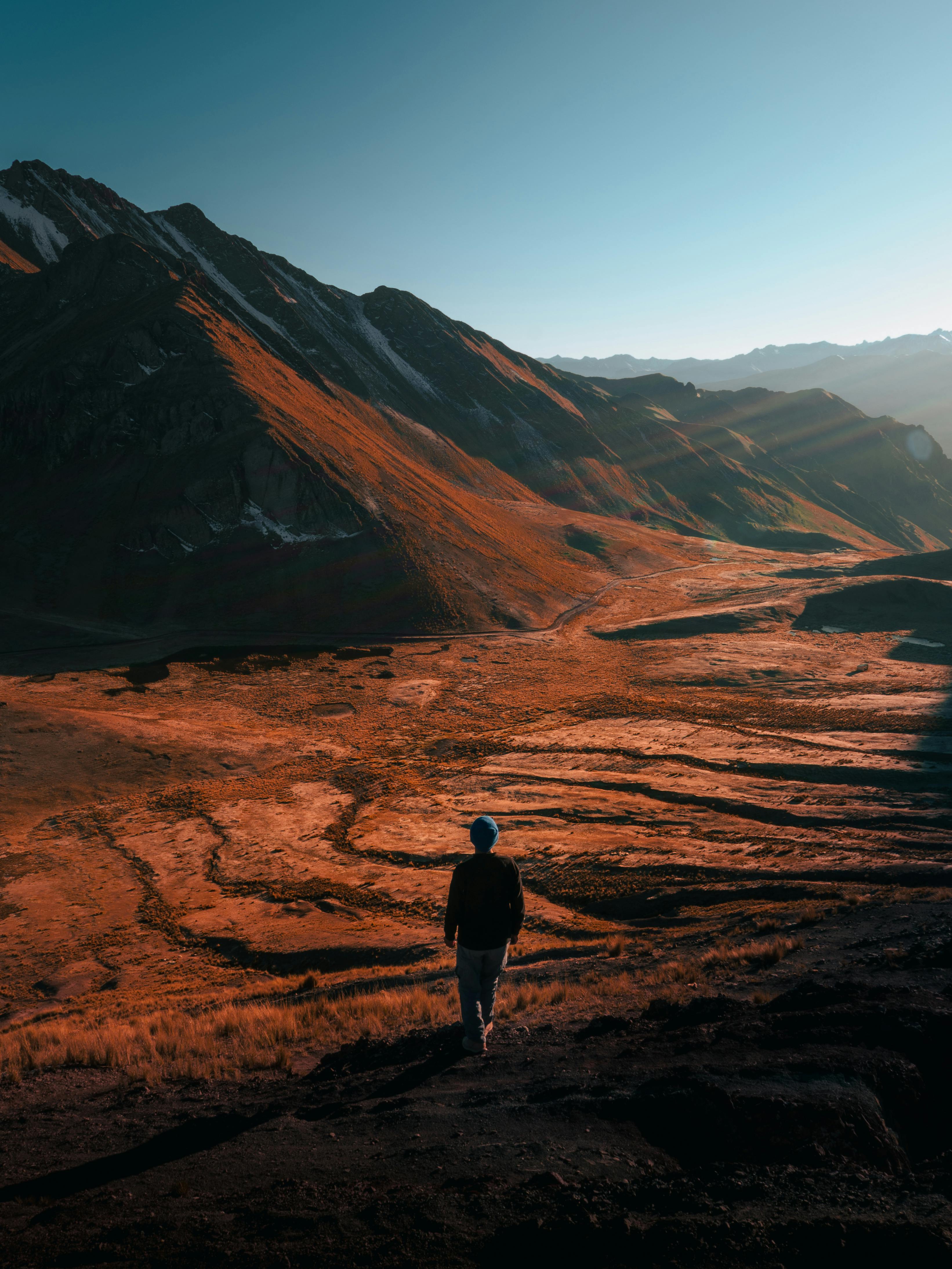 A man in the facing spiritual battle.