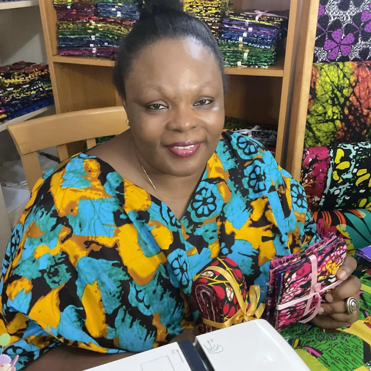 quilt africa fabrics owner Miriam galadima benson