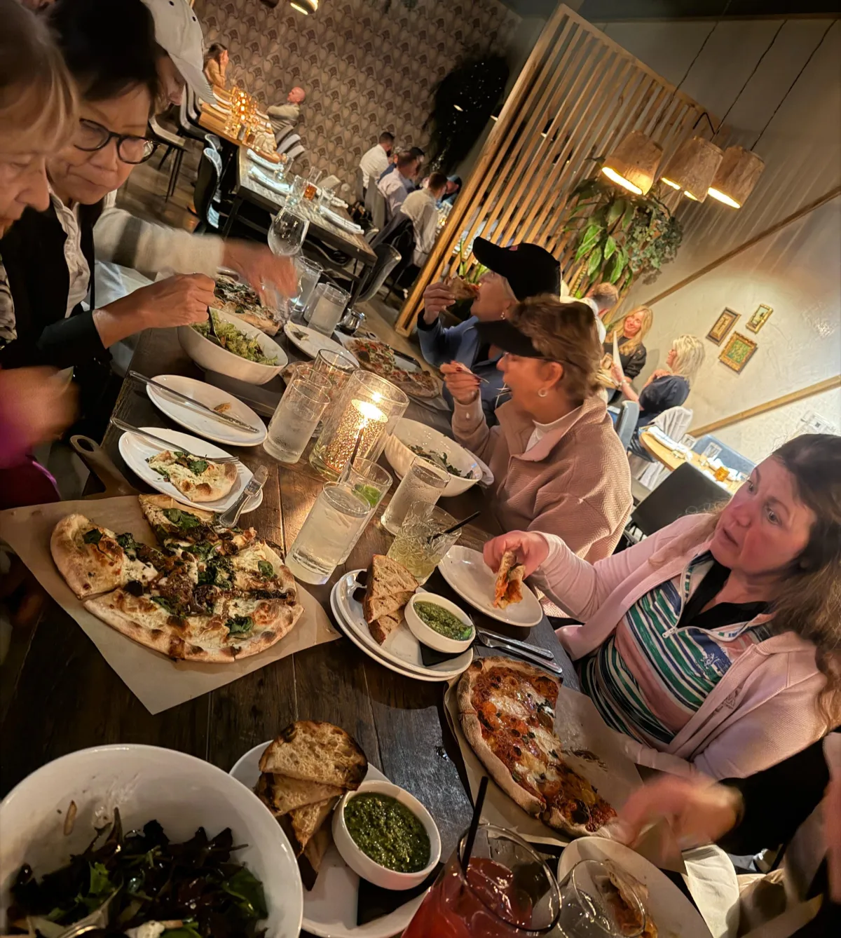 Women Eating at a Resturant