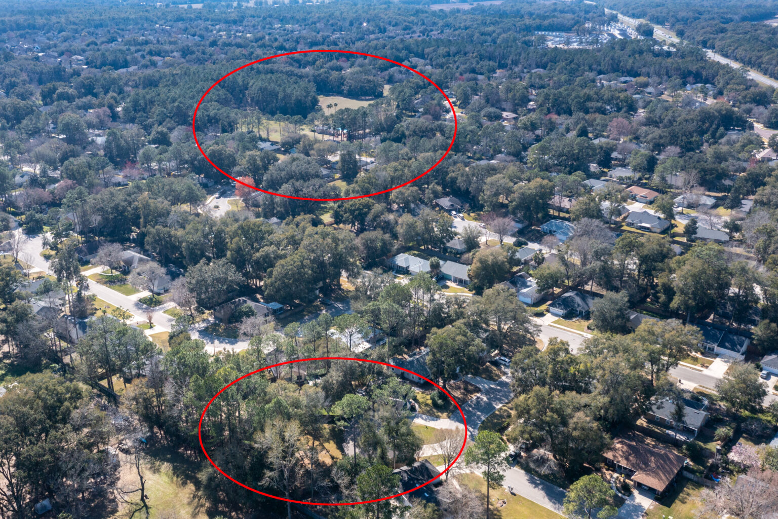 Aerial Image of Gainesville FL Neighborhoods