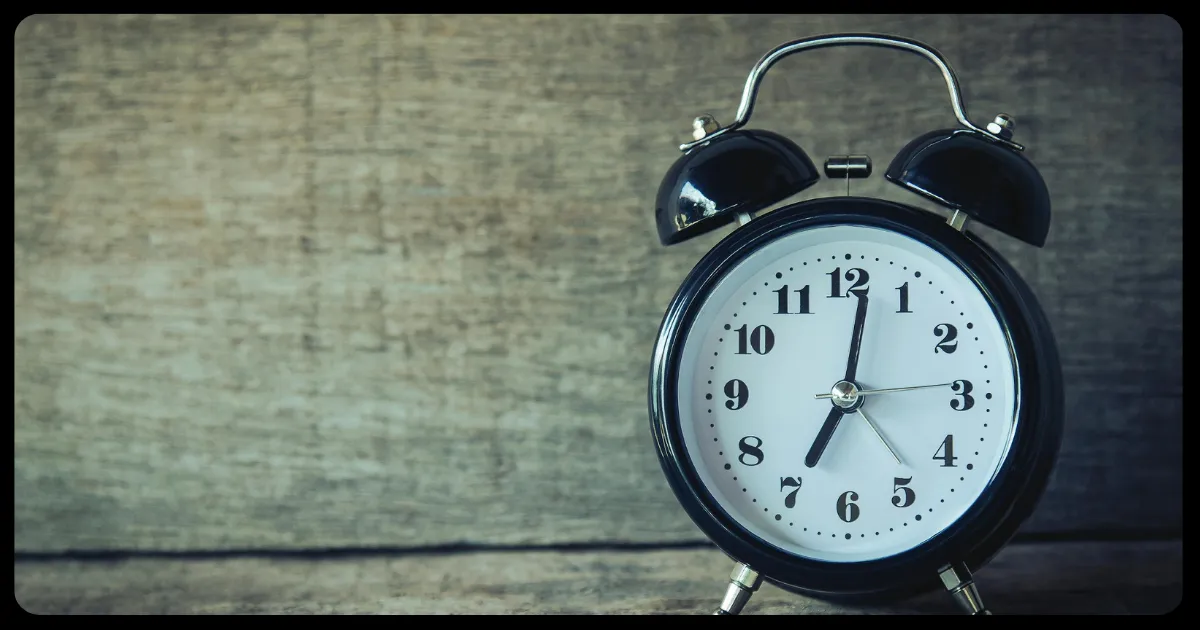 Alarm clock symbolizing home selling timing -- why some homes sell fast and others take longer.