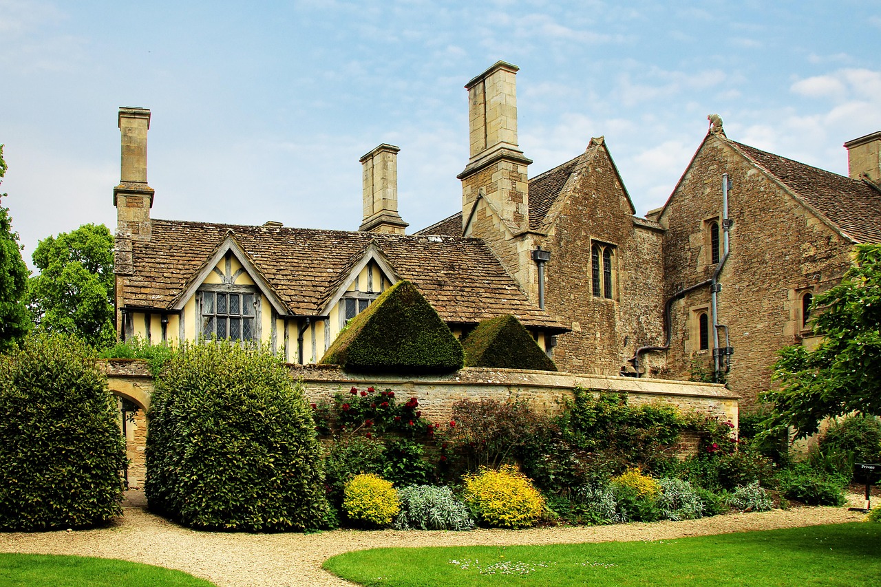 Luxury Mansion Exterior on country estate