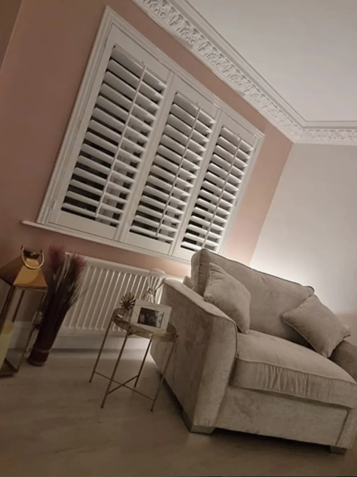 Living Room Shutters in Gateshead