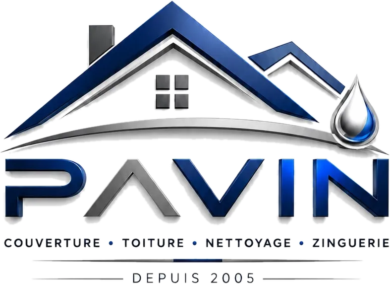 Logo Pavin Couvreur, couverture, toiture, nettoyage, zinguerie depuis 2005