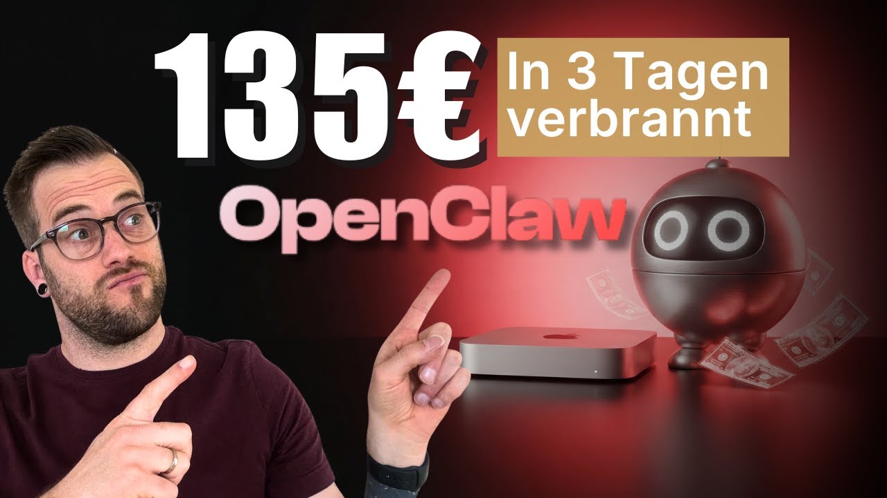 OpenClaw Installation: Wie ich 130€ in 3 Tagen verbrannt habe (+ Lösungen)