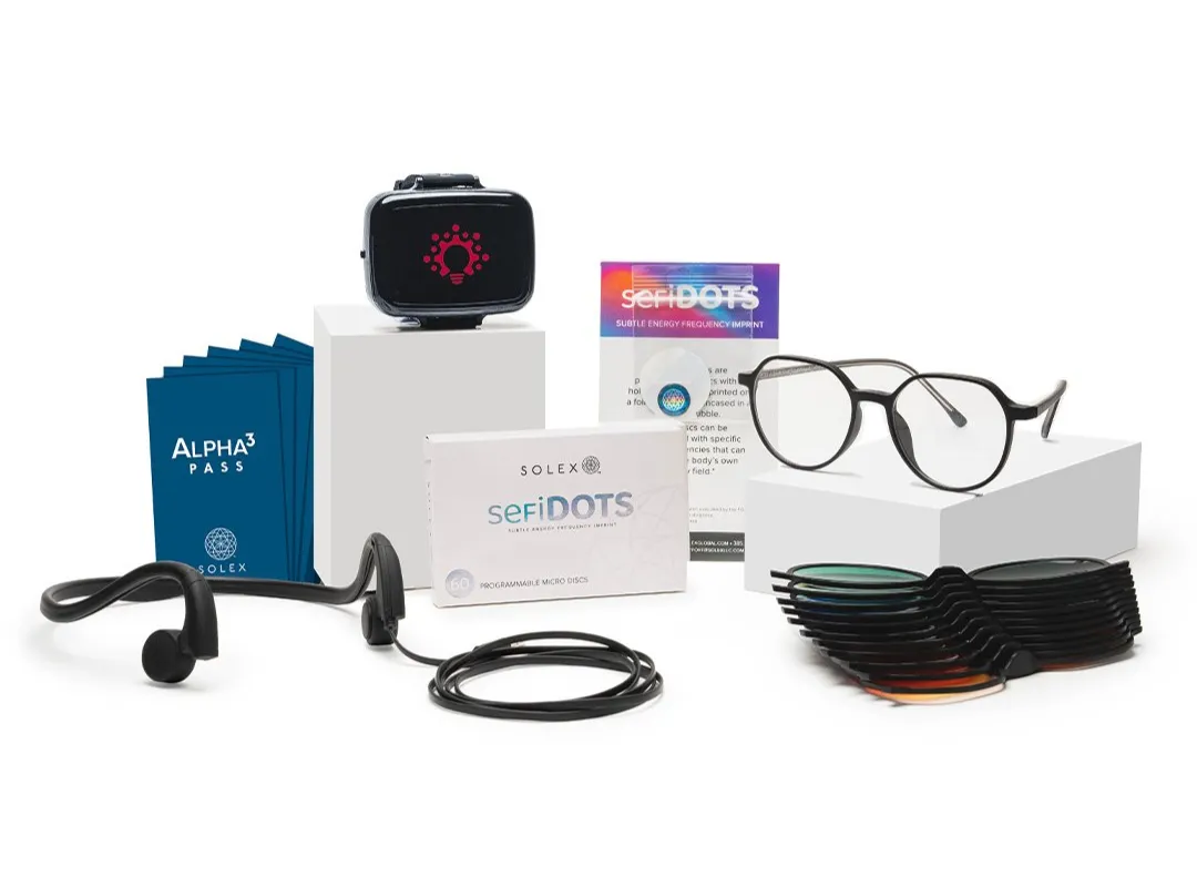 Starter bundl - includes 600 ban, sefi dots, lightwave colored glasses, wired bone transducer headset.