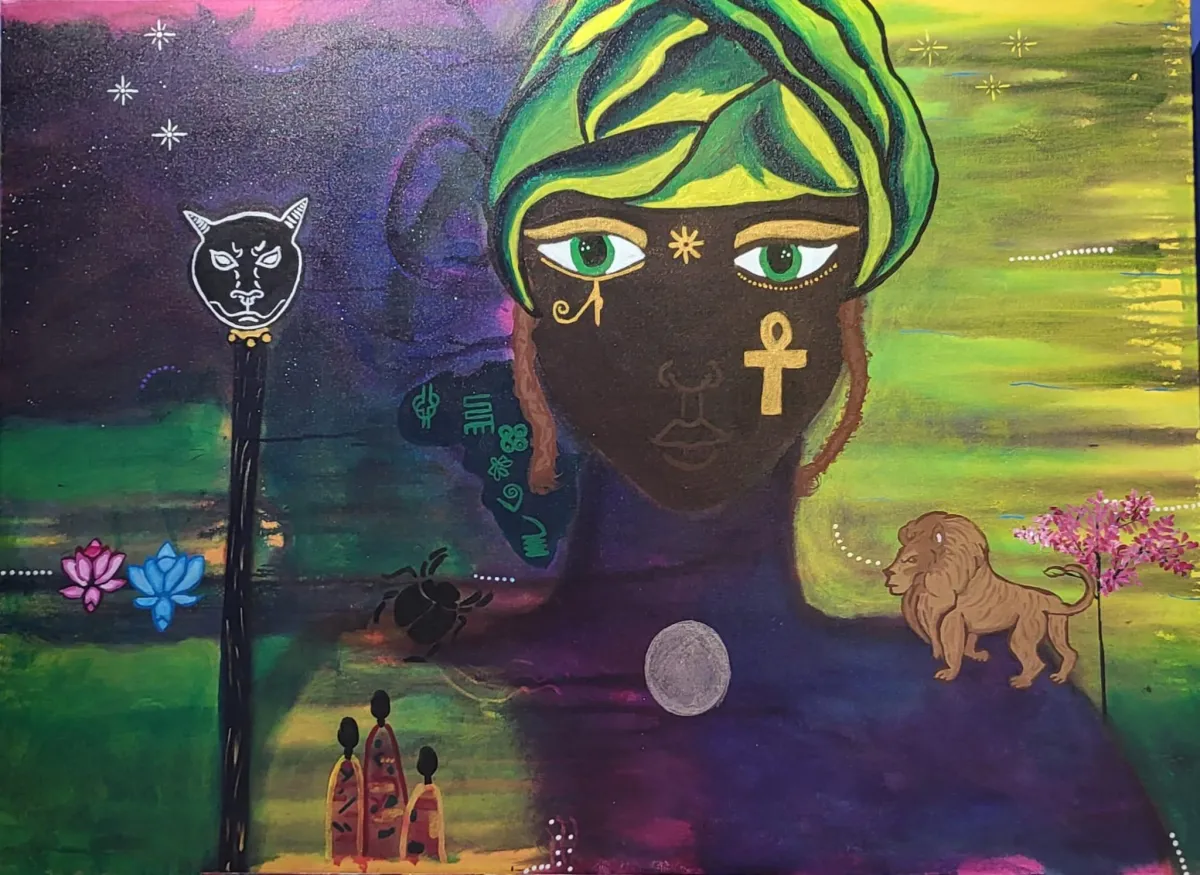 Acrylic painting on canvas