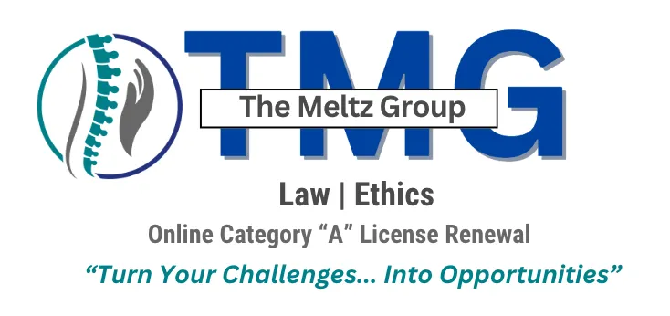 The Meltz Group Logo, Law & Ethics, Digital Courses for License Renewal