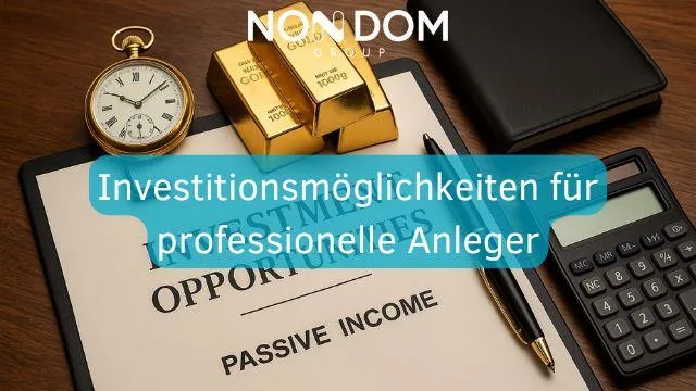 Investitionsmöglichkeiten für professionelle Anleger