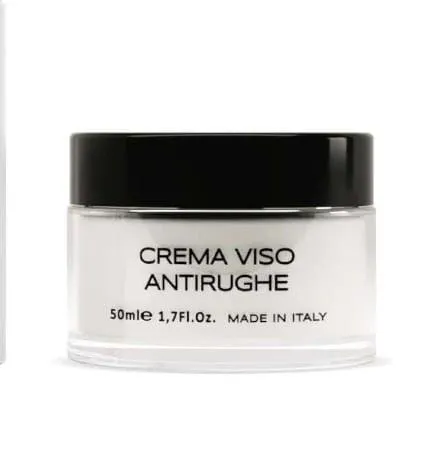 Crema viso antirughe MACOS con acido ialuronico, collagene e bava di lumaca