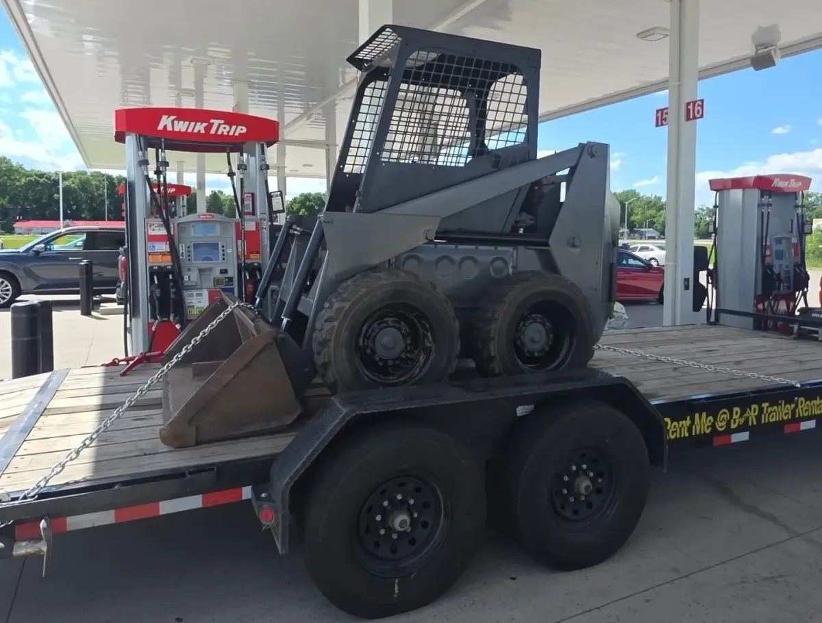 skid steer trailer rental